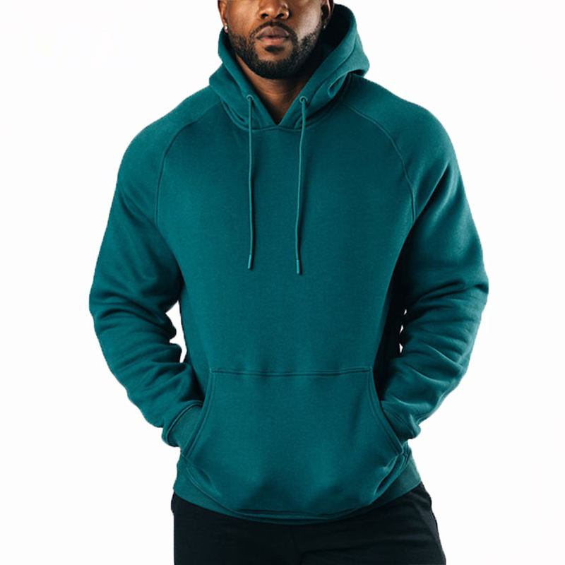 MUSCLE GYM Work Hoodies For Men - 100% Cotton French Terry